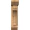 Ekena Millwork Merced Slat Smooth Bracket w/ Offset Brace, Western Red Cedar, 5 1/2"W x 20"D x 24"H BKT0604X20X24MRC06SWR - alternate 3